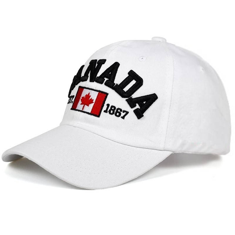 

Кепка бейсболка Canada Белая, Унисекс, Белый