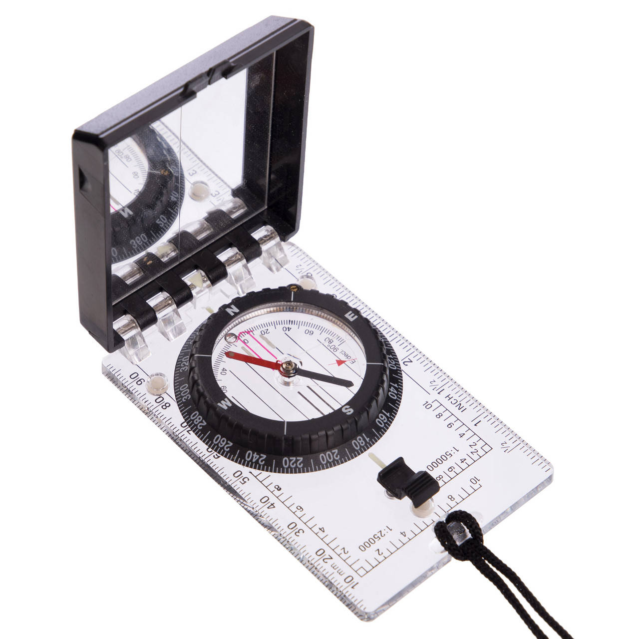 

Компас жидкостный планшетный в закрытом корпусе с зеркалом Zelart DC45-6C прозрачный-зеленый, Разные цвета