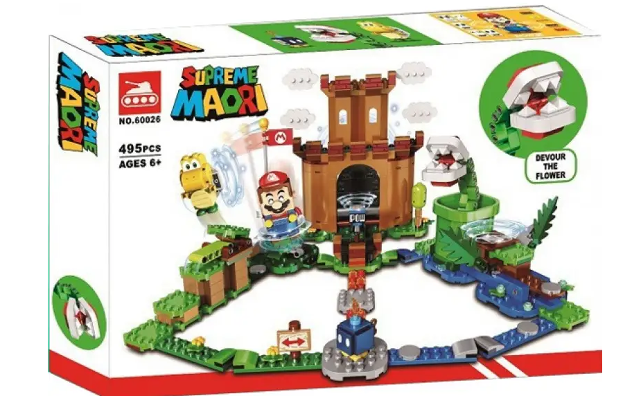 

Конструктор Супер Марио Укрепленная крепость (495 деталей) 60026