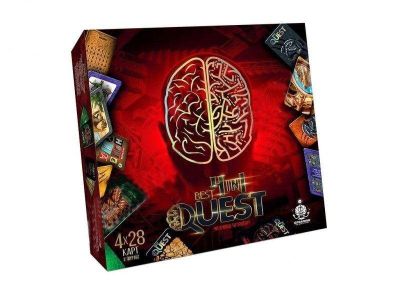 

Карточная квест-игра "Best Quest 4in1" укр, Danko Toys, BQ-02-01