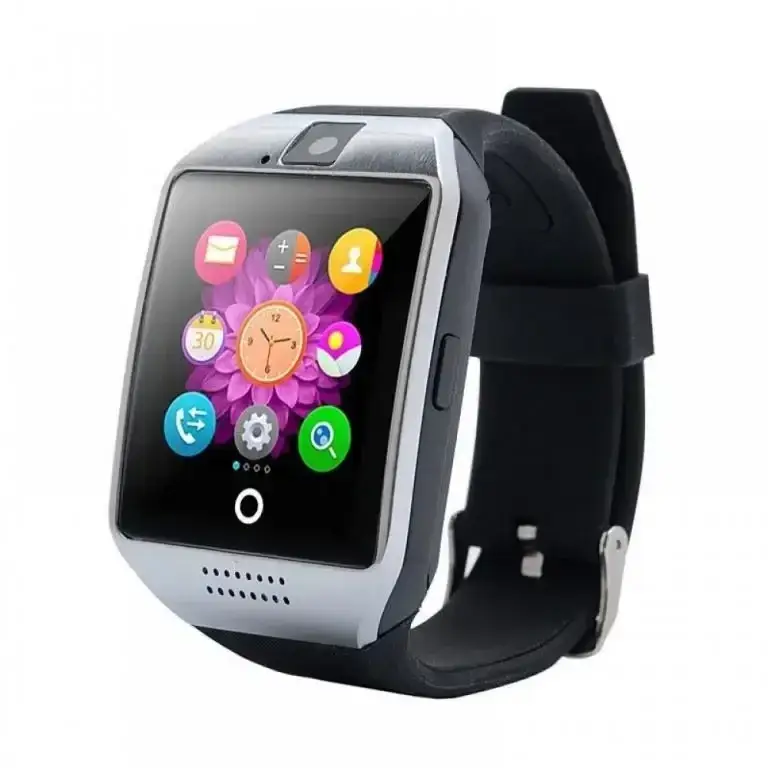 

Смарт часы Q18 серебристые, умные часы Q18 часы смарт smart watch с сим картой