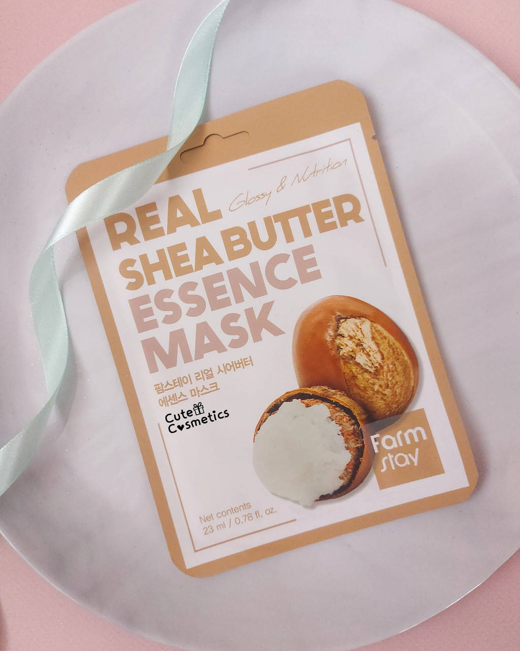 

Тканинна маска для обличчя Real Shea Butter Essence Mask FarmStay.