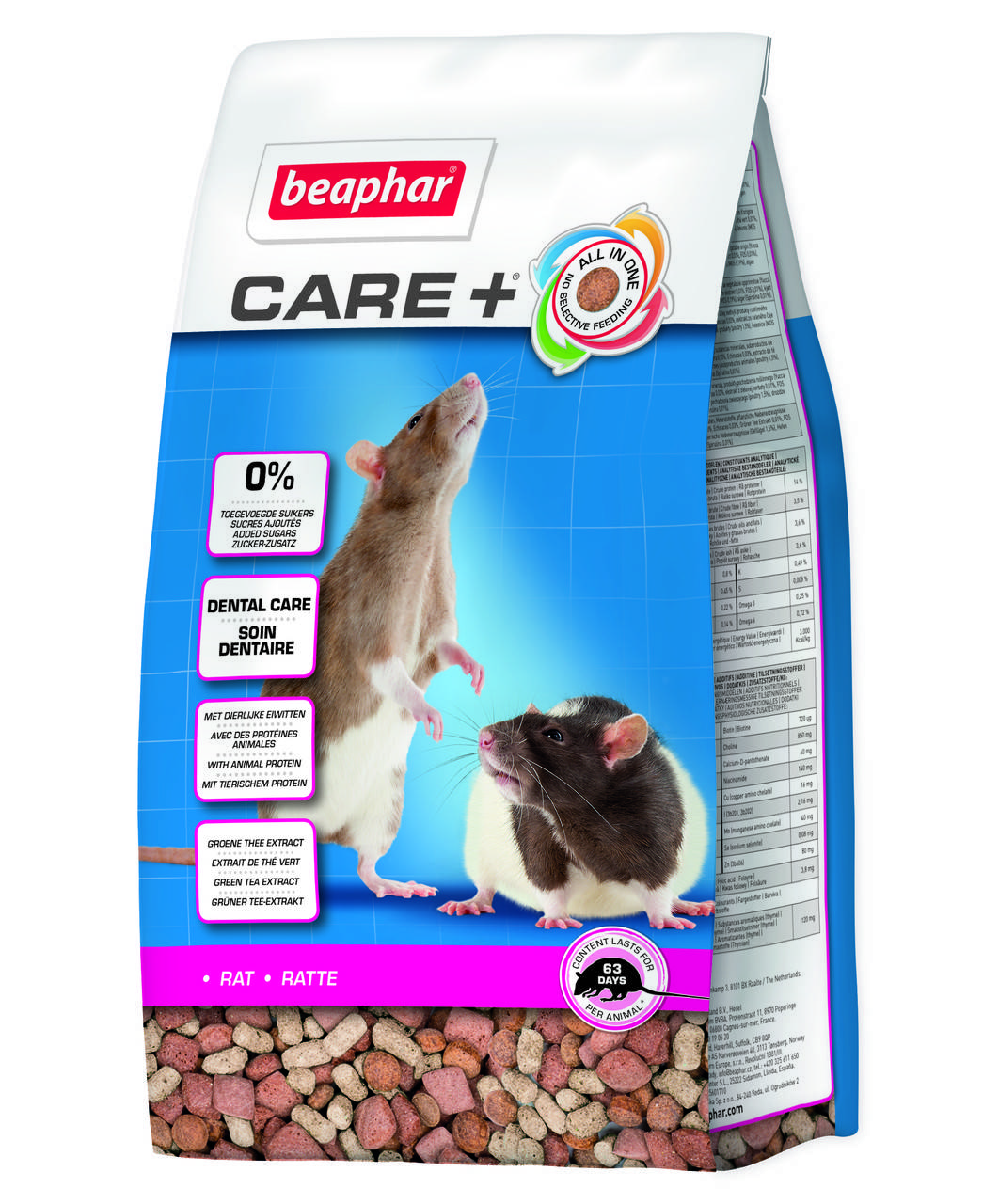 

Кер + Рэт - корм для крыс 250 г Беафар / Beaphar