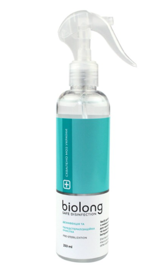 

БиоЛонг для стерилизации поверхностей и инструмента, 250 мл
