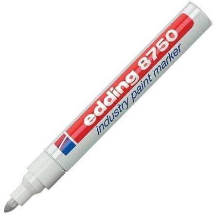

Маркер перманентный масляный EDDING e-8750 Industry Paint 2-4мм_Белый