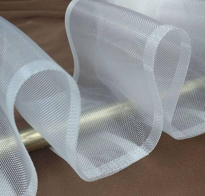 

Шторная лента на трубу на полосах (Волна) 9955-м НА ОТРЕЗ