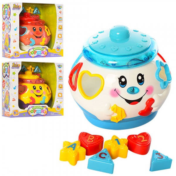 

Развивающая игрушка Joy Toy музыкальный горшочек - сортер 0915 русский