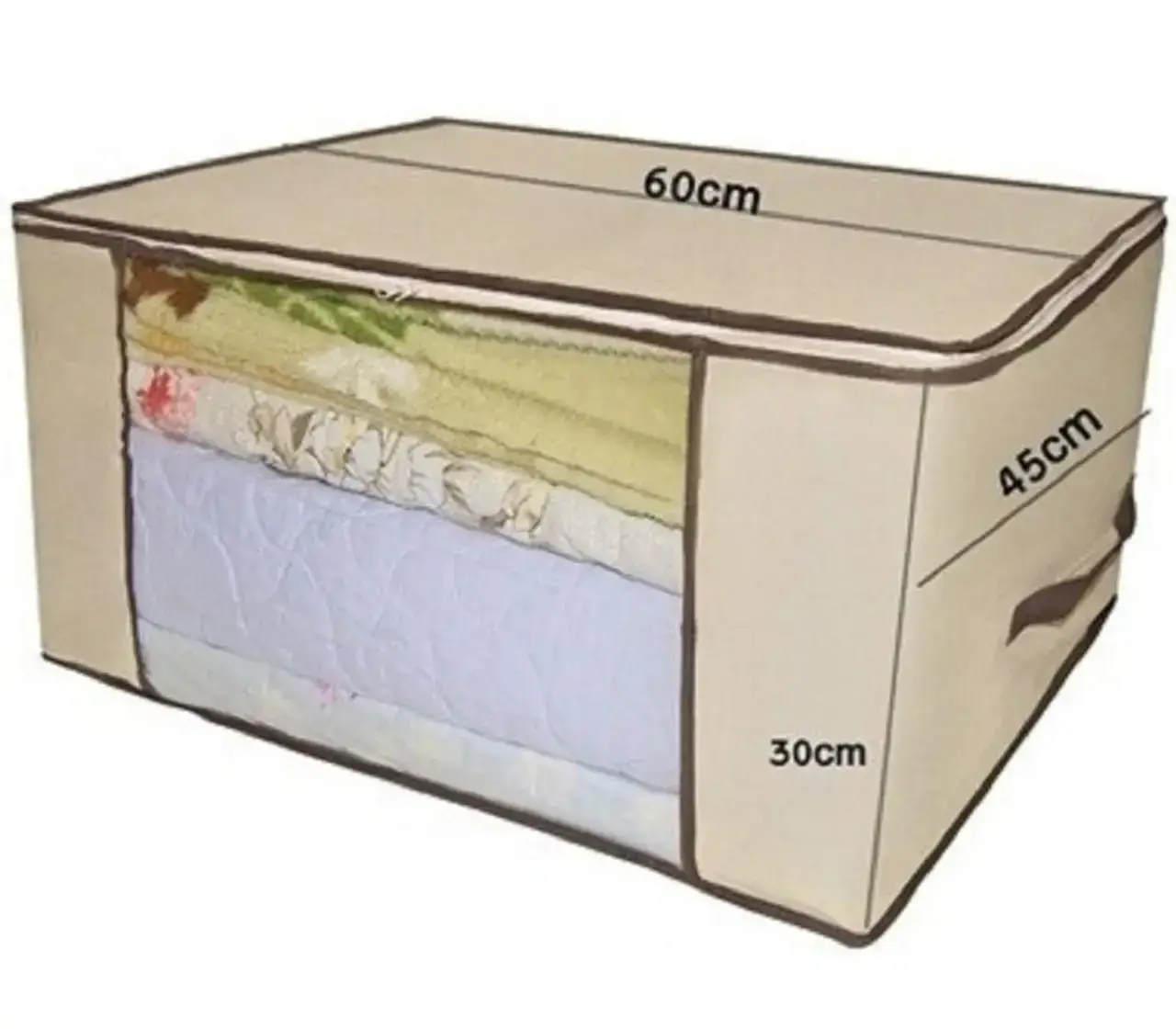 

Коробка-органайзер Ш 60*Д 45*В 30 см., Бежевый