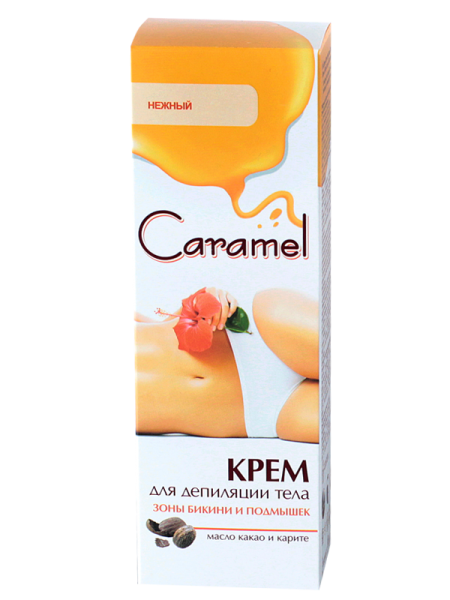 

Глубокая депиляция зоны бикини кремом Lady Caramel 100мл., Белый
