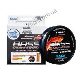 

Леска Weida (Kaida) коричневая 100m Bass competition brown 0,18mm - 5.2kg, Коричневый