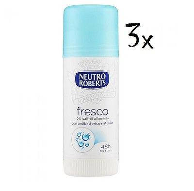 

Neutro ROBERTS DEO STICK FRESCO/40ml/"кристал"антиперсперант "свіжість" антибактерiальний