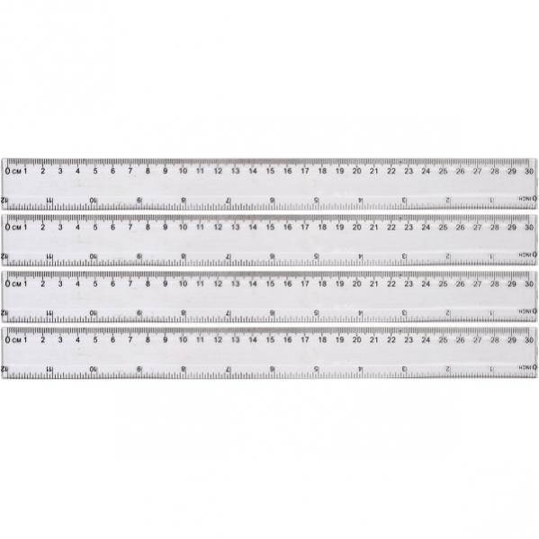 

ЛИНЕЙКА 30 СМ, ПЛАСТИКОВАЯ ПРОЗРАЧНАЯ / лінійка пластикова прозора