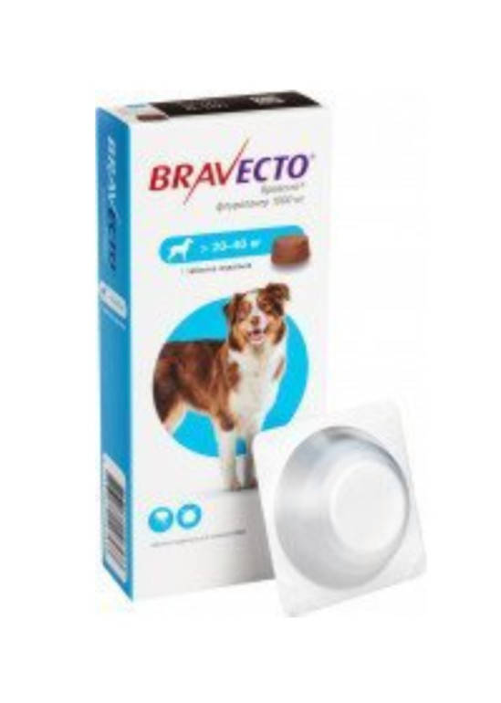 

Таблетка Бравекто 20-40кг