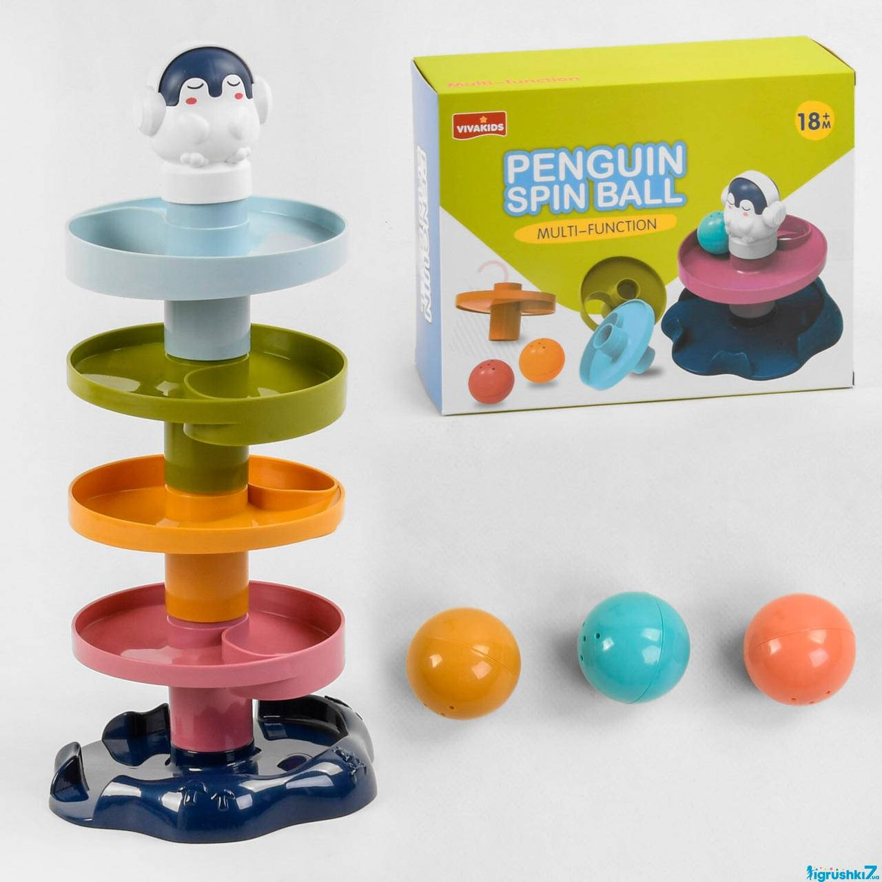 

Развивающая игра Башня лабиринт с шариками для самых Маленьких (1167/0293), Разные цвета