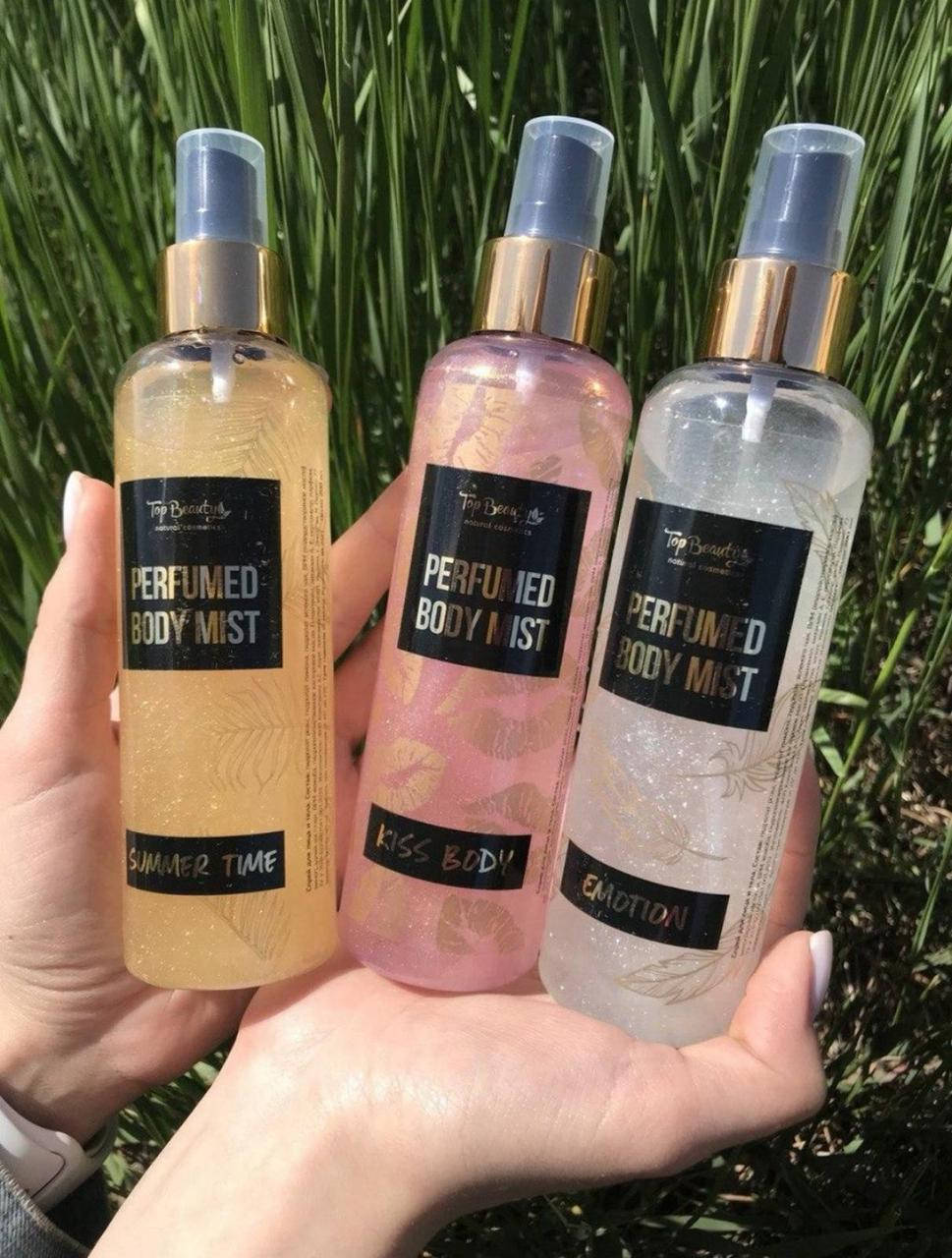 

Спрей для тела парфюмированный, с Шимером Top Beauty 100ml Perfumed body mist