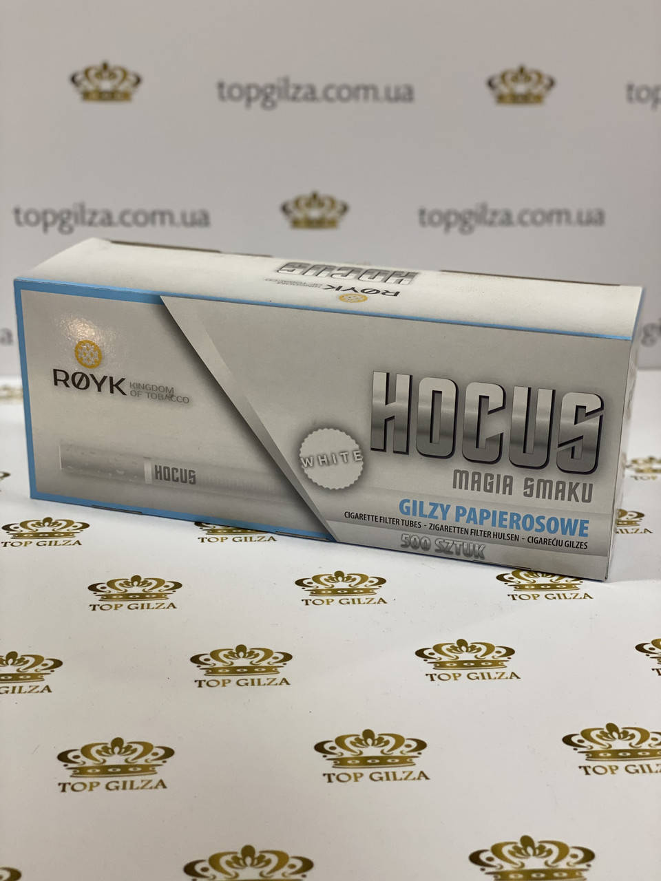 

Гильзы для набивки сигарет Hocus White 500 шт