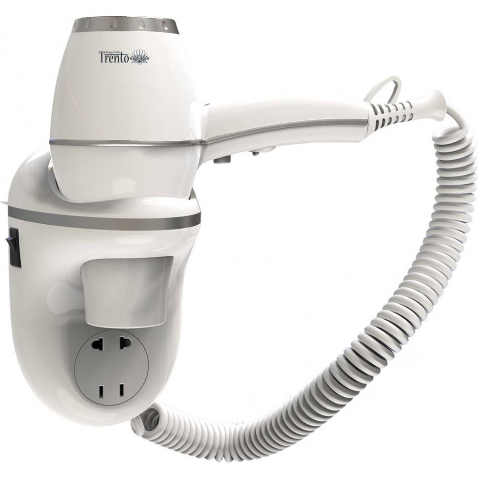 

Фен настенный Trento белый, мощность 2000W