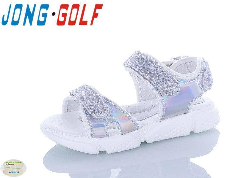 

Красивые летние босоножки для девочек Jong Golf Размеры 34, Серый