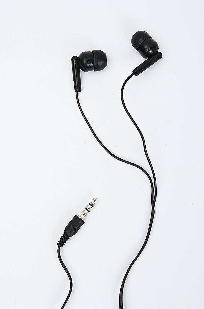 

Наушники проводные черные 2.5mm 136381M, Черный