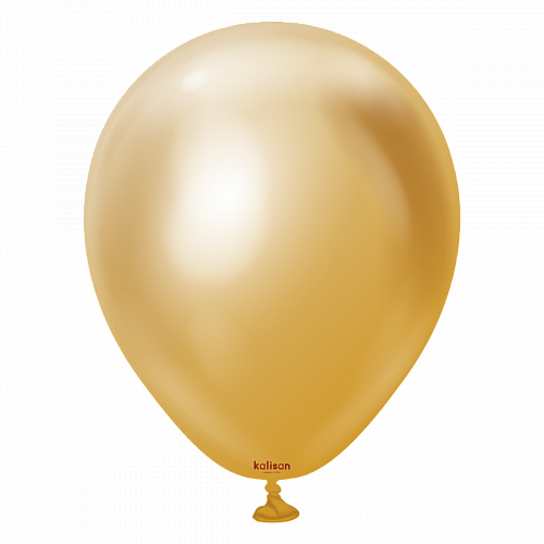 

Латексный воздушный шар Kalisan Зеркальный Золото, Mirror Gold,12" 30 см