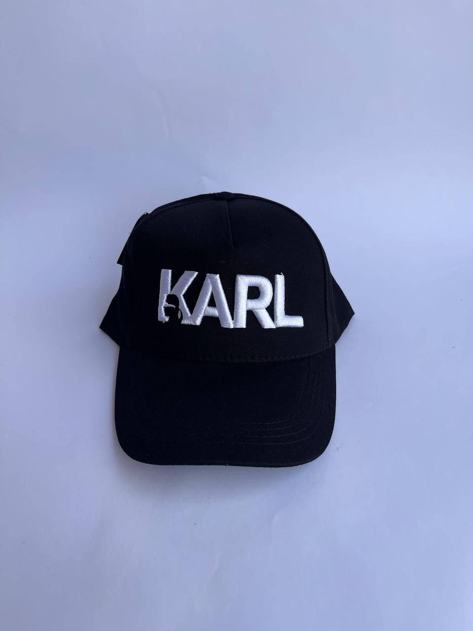 

Стильная бейсболка. Стильная кепка Karl Lagerfeld. Черная кепка. Тракер