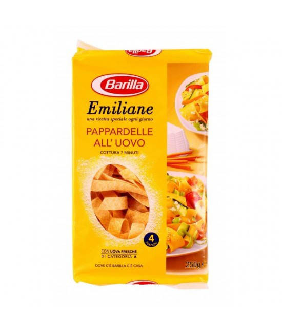 

Паста яичная Barilla Emiliane Pappardelle all'uovo 0.250гр