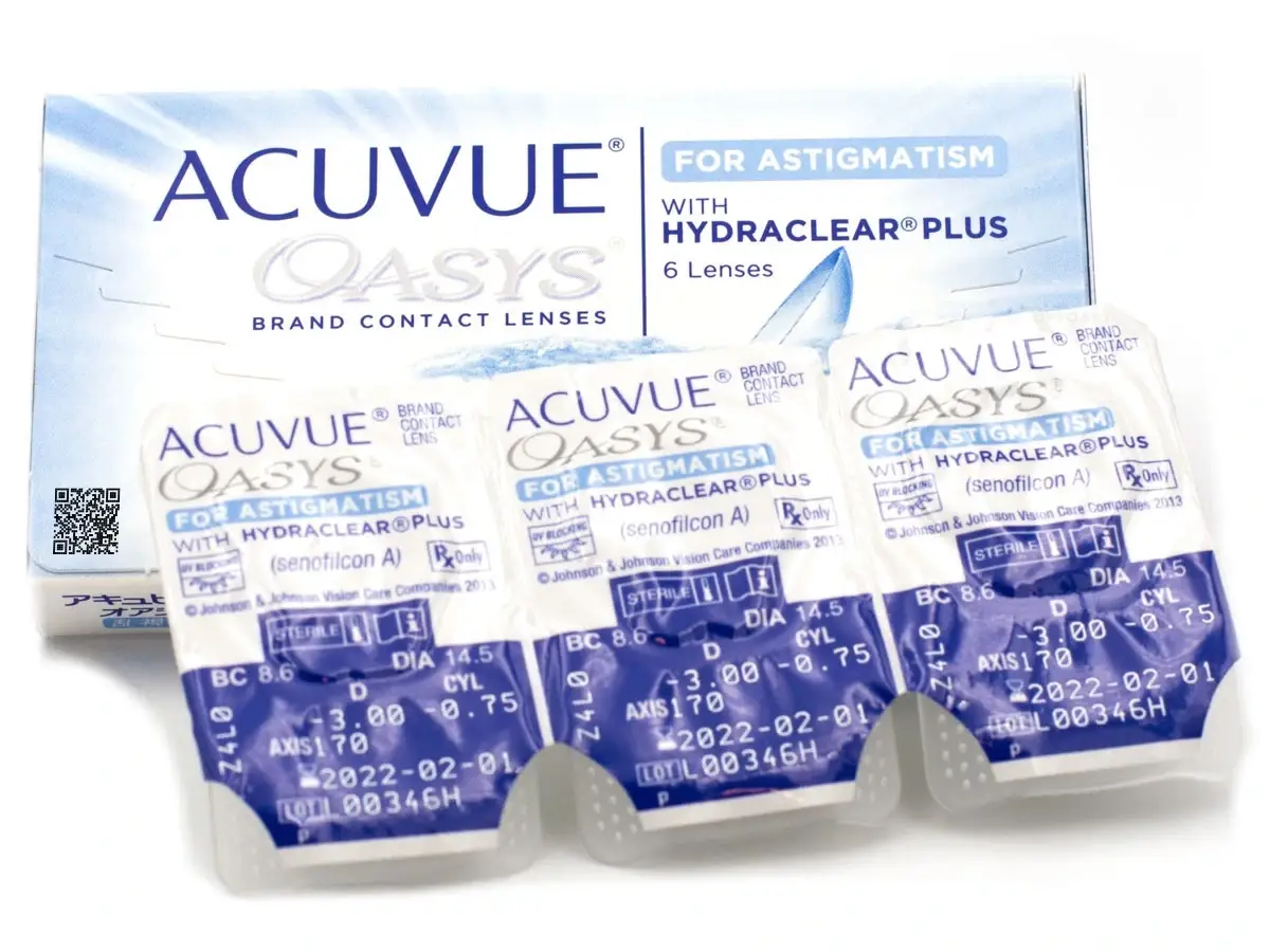 

Контактные линзы ACUVUE OASYS for ASTIGMATISM - торичний 6 шт.
