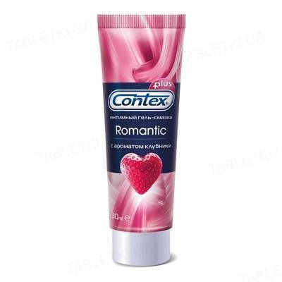 

Гель-смазка интимная Contex Romantic с ароматом клубники, 30 мл