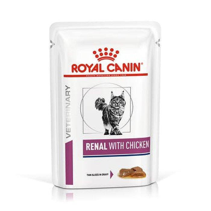 

Royal Canin Renal Feline Chicken 12 шт 85 г