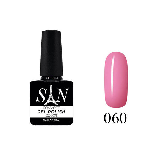 

Гель лак для ногтей SAN gel soak-off 9 мл №060