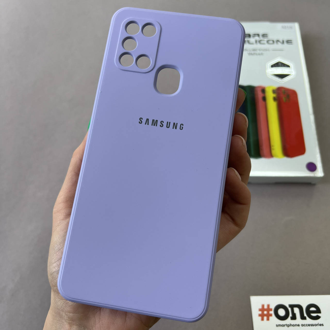 

Чехол для Samsung Galaxy A21s с микрофиброй защитой для камеры чехол на телефон самсунг а21с сиреневый S1Q