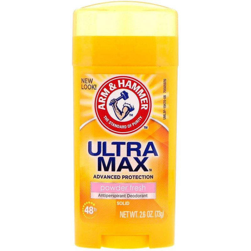 

Arm & Hammer, UltraMax, твердый дезодорант-антипреспирант, для женщин, 73 г