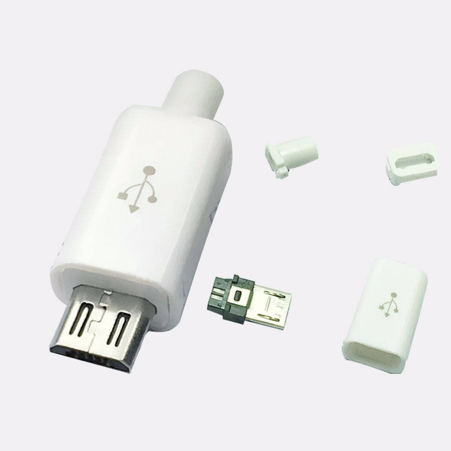 

Micro USB, 6мм., белый, разборной есть опт.