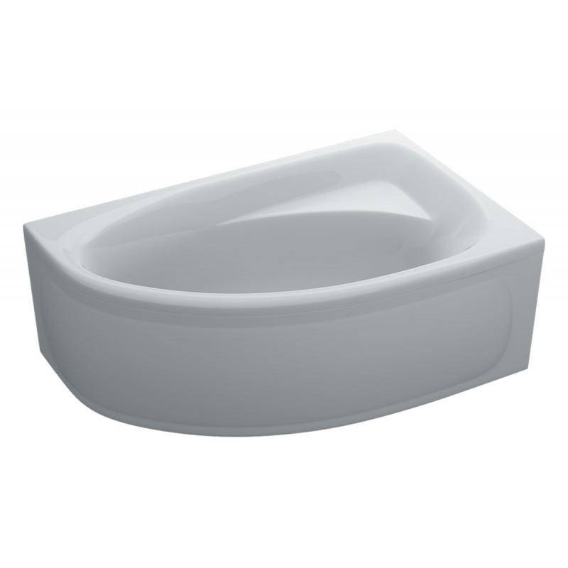 

Ванна акриловая асимметричная Swan Ella 160х100 правая комплек, Белый