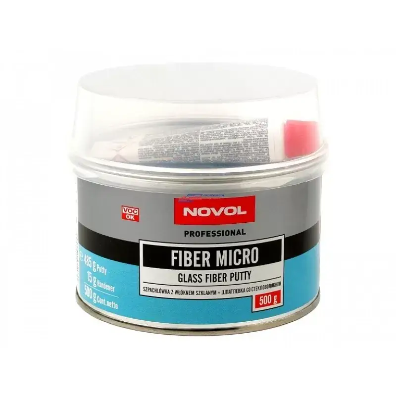 

Шпатлевка со стекловолокном MICRO FIBER 0,5кг NOVOL