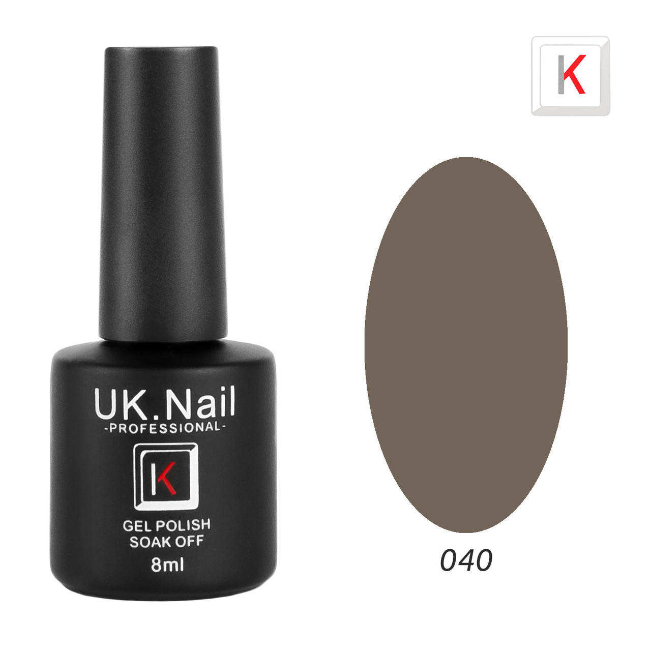 

Гель-лаки UK.Nail 8 мл, №40