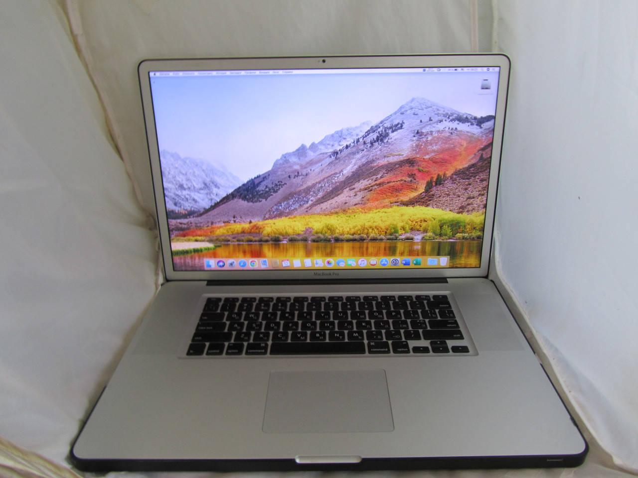 

Ноутбук Apple MacBook Pro 17" A1297 2011 Core i7 8Gb/256Gb SSD, Серебристый
