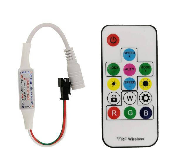 

Контролер RGB LED WS2812B адресный беспроводный