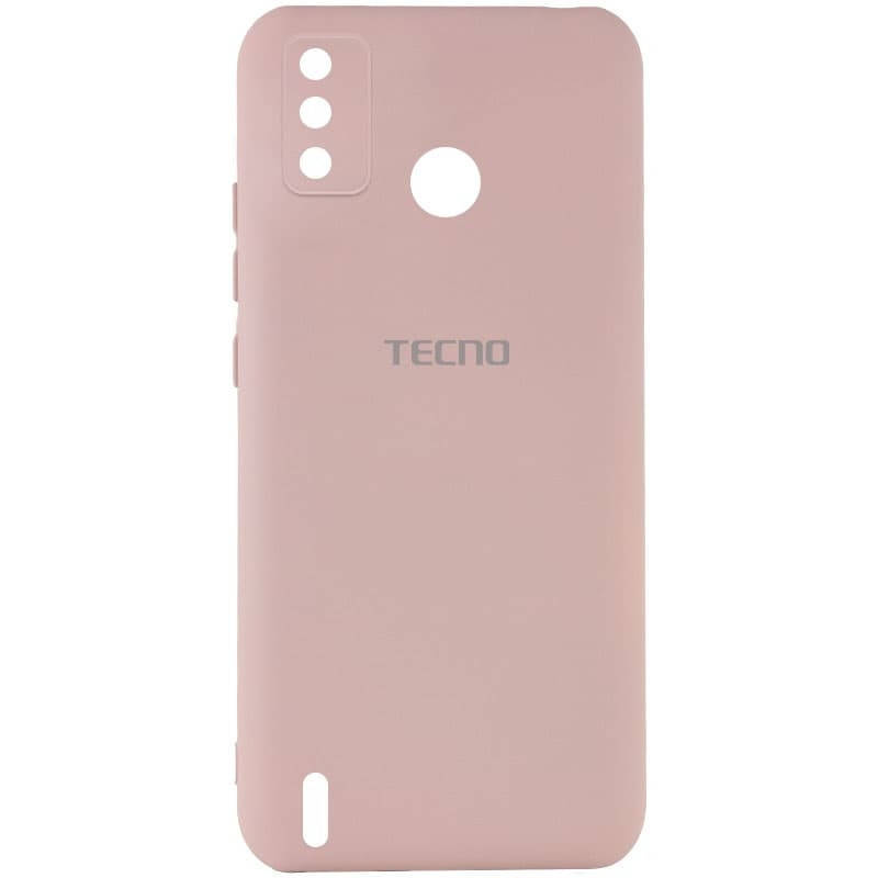 

Оригинальный Silicone Cover чехол на TECNO Spark 6 GO (KE5) / Техно, Розовый