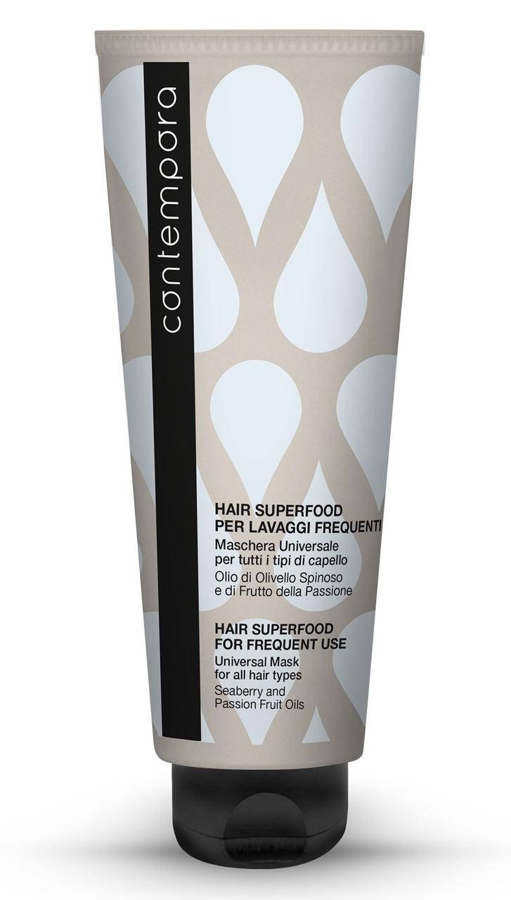 

Маска CONTEMPORA универсальная для всех типов волос с маслом облепихи и маракуйи 350мл