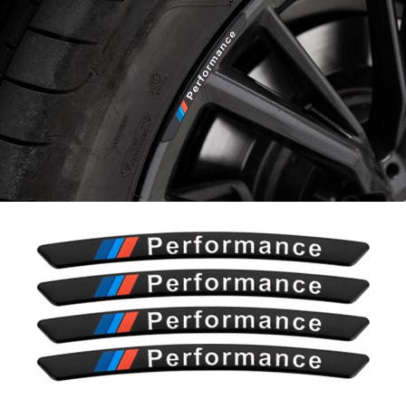 

Наклейки на диски BMW (БМВ) M-Perfrormace E39 E53 E60 E46 E34 E90 E65 E66 E70 F10 F15 F20 F30 F35 черные, Черный