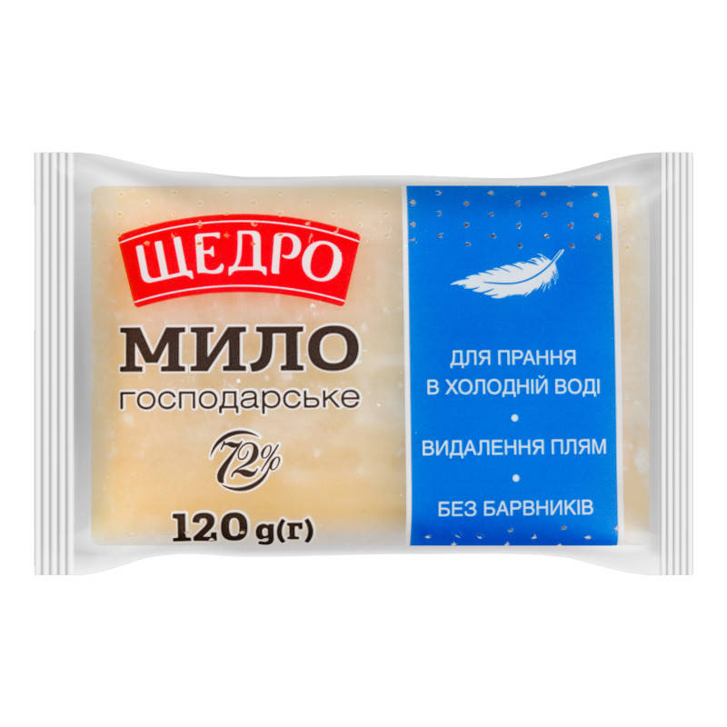 

Мило господарське Щедро 120г Біле