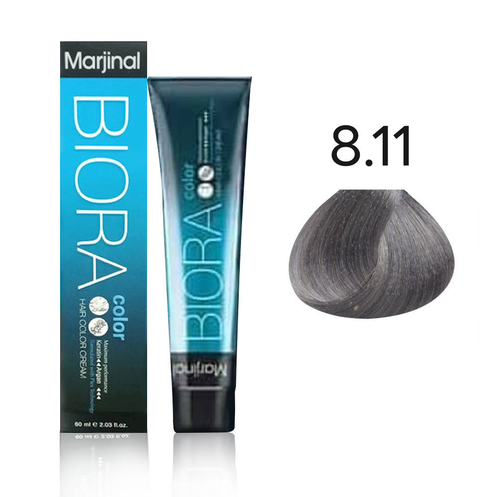 

Краска для волос Biora 60 мл 8.11 светлый блонд пепельный интенсивный