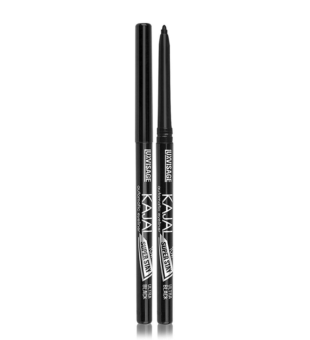 

Карандаш мех. для глаз KAJAL super stay 10h, ultra black ,LUXVISAGE