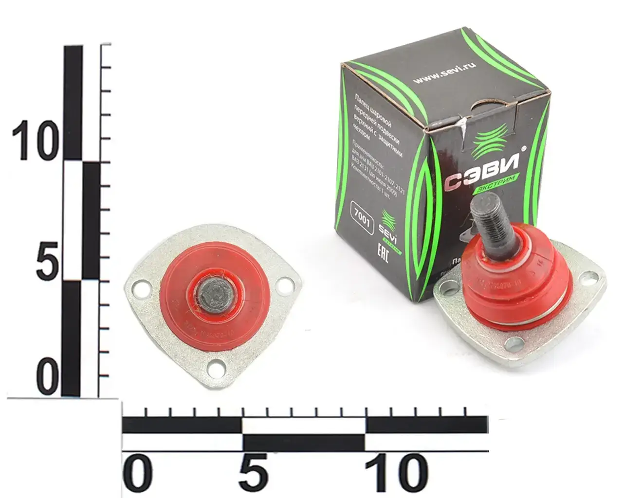 

Опора шаровая ВАЗ 2101-07, 2121-214, верх. (усиленная) кор. уп., Экстрим