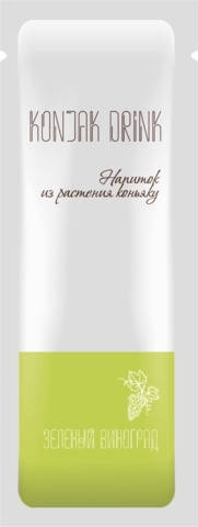 

Напиток из растения коньяку Shirataki "Виноград" (13,3 грамм)