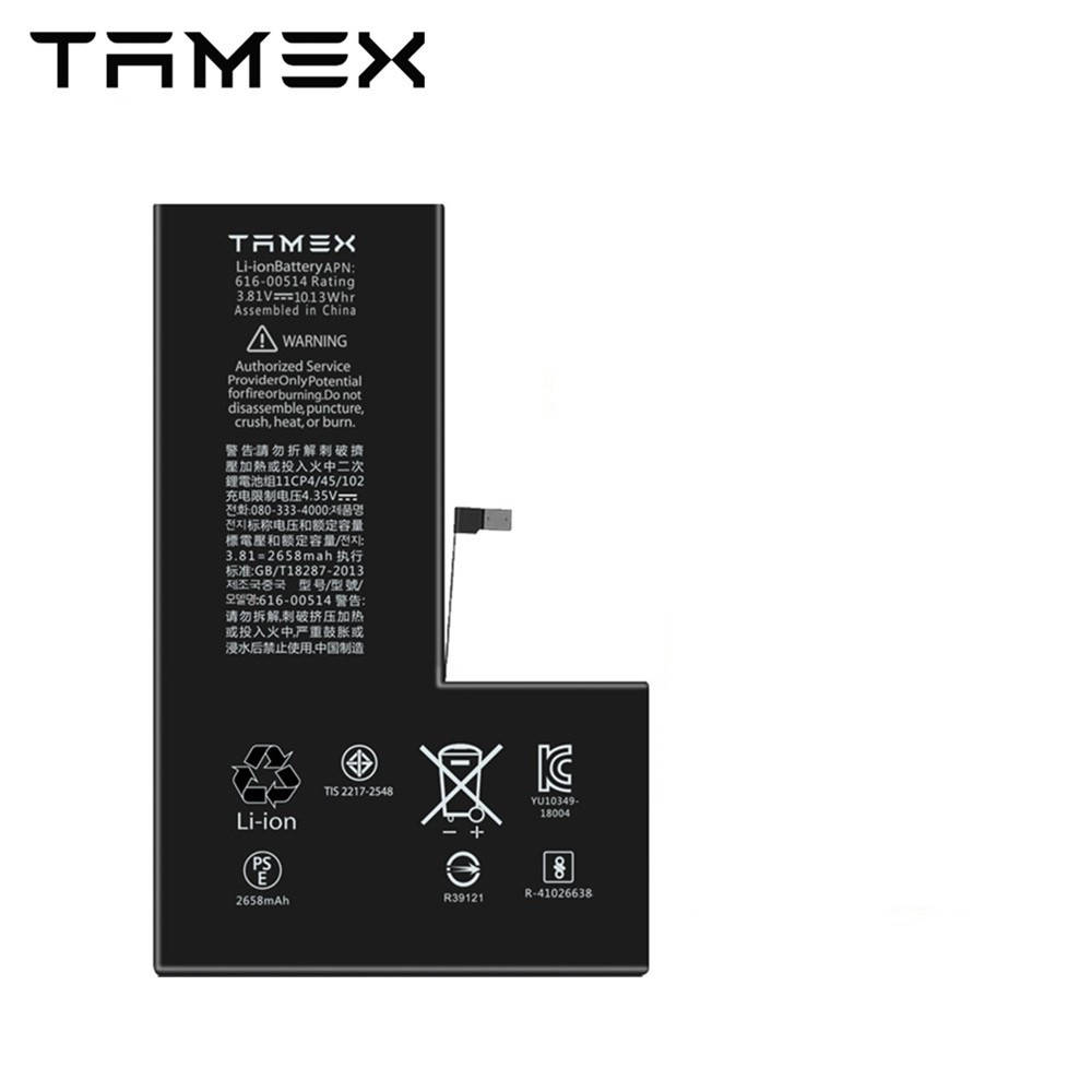 

Аккумулятор TAMEX (АКБ, батарея) Apple iPhone Xs (Li-ion 3.81V 2658mAh) повышенной емкости
