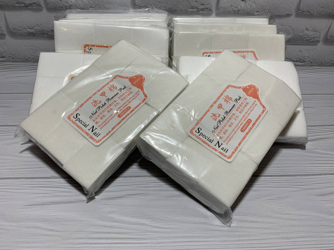 

Безворсовые салфетки для ногтей 900 шт плотные, Белый