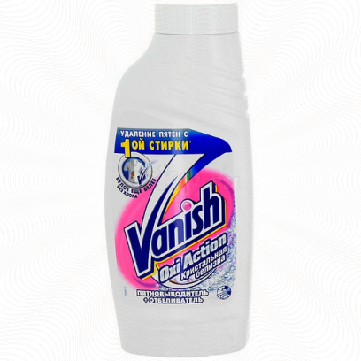 

Пятновыводитель Vanish Oxi Action жидкий для белого1 л. Ваниш