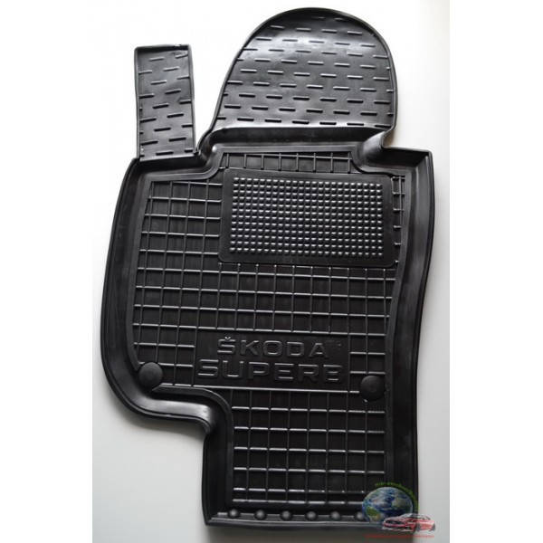 

Резиновые коврики в салон Skoda SuperB (2008-2015) Avto-Gumm, Черный